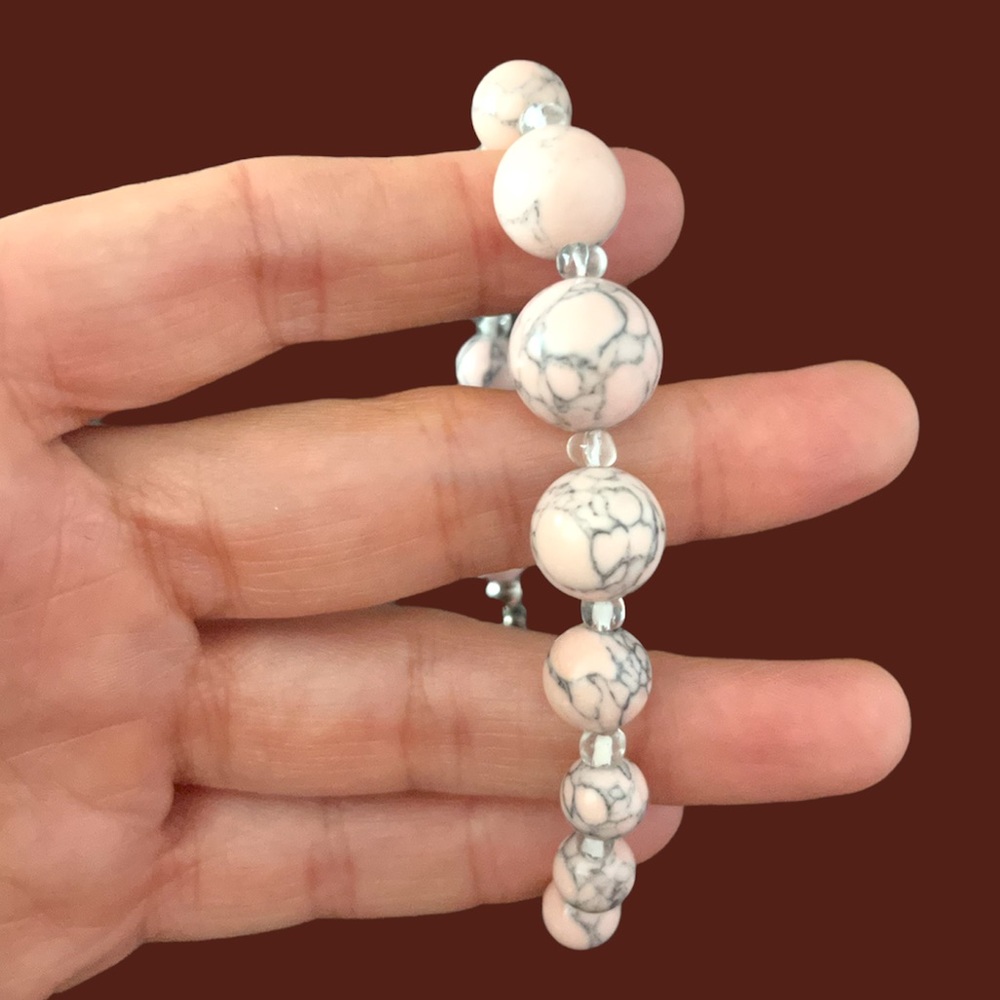 Pink beads bracelet